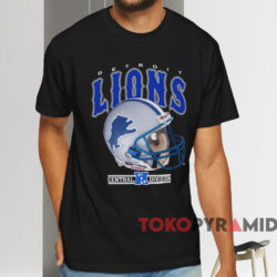 Vintage Detroit Lions Central Division T shirt Black T shirt