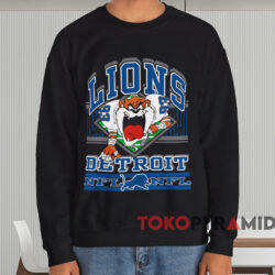 Vintage Detroit Lions Looney Tunes T-shirt 3 Vintage Detroit Lions Looney Tunes T shirt Black Sweatshirt