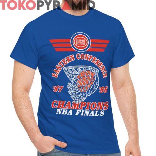 Vintage Detroit Pistons Eastern Conference Champions 87 88 Nba Finals Shirt