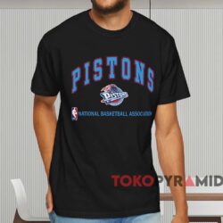 Vintage Detroit Pistons Nba Shirt Black T shirt