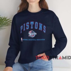 Vintage Detroit Pistons NBA Shirt 4 Vintage Detroit Pistons Nba Shirt Navy Sweatshirt