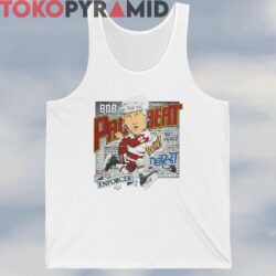Vintage Detroit Red Wings Bob Probert Caricature Shirt 4 Vintage Detroit Red Wings Bob Probert Caricature Shirt