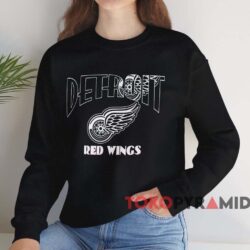 Vintage Detroit Red Wings Logo Shirt 3 Vintage Detroit Red Wings Logo Shirt Black Sweatshirt