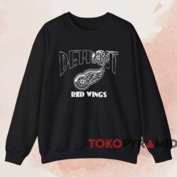 Vintage Detroit Red Wings Logo Shirt 4 Vintage Detroit Red Wings Logo Shirt Black Sweatshirt