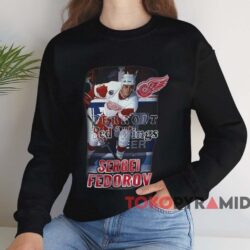 Vintage Detroit Red Wings Sergei Fedorov T-shirt 4 Vintage Detroit Red Wings Sergei Fedorov T shirt Black Sweatshirt