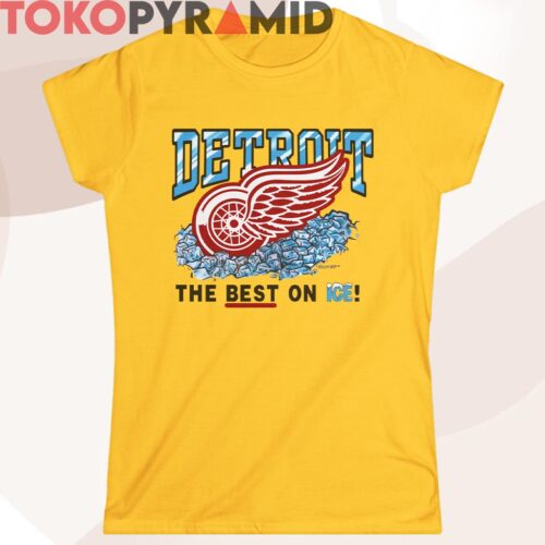 Vintage Detroit Red Wings The Best On Ice Shirt