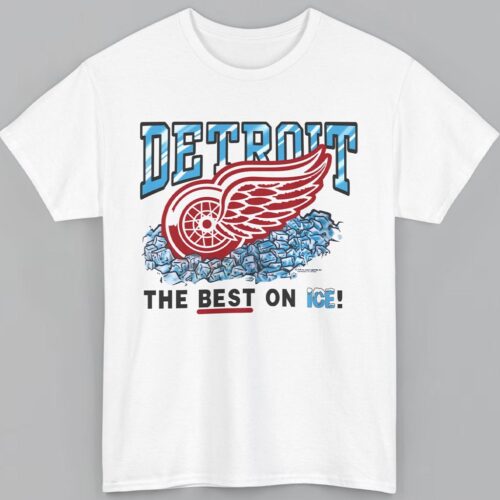 Vintage Detroit Red Wings The Best On Ice Shirt