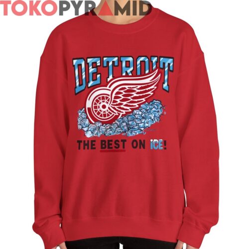 Vintage Detroit Red Wings The Best On Ice Shirt