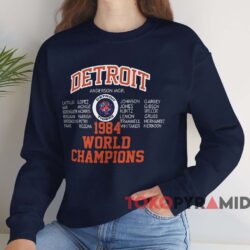 Vintage Detroit Tigers 1984 World Series Champions Shirt 4 Vintage Detroit Tigers 1984 World Series Champions Shirt Navy Sweatshirt