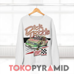 Vintage Dick Trickle Miller High Life Nascar White Sweatshirt