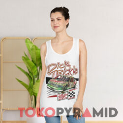 Vintage Dick Trickle Miller High Life Nascar White Tank Top