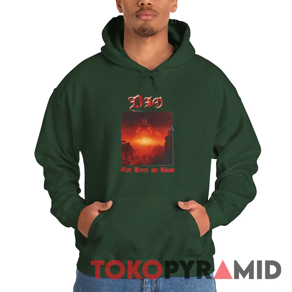 Vintage Dio The Last In Line Hoodie Vintage Dio The Last In Line Hoodie
