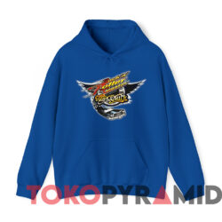 Vintage Disney Aerosmith Rock N Roller Coaster T-Shirt 2 Vintage Disney Aerosmith Rock N Roller Coaster T shirt Blue Hoodie