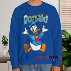 Vintage Disney Donald Duck T-shirt 4 Vintage Disney Donald Duck T shirt Blue Sweatshirt