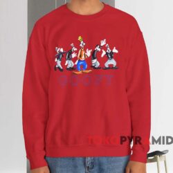 Vintage Disney Goofy T-shirt 4 Vintage Disney Goofy T shirt Red Sweatshirt