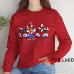 Vintage Disney Goofy T-shirt 3 Vintage Disney Goofy T shirt Red Sweatshirt
