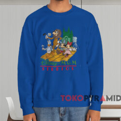 Vintage Disney MGM Studios T-shirt 3 Vintage Disney Mgm Studios T shirt Blue Sweatshirt