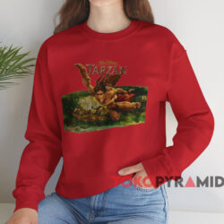 Vintage Disney Tarzan Movie T-shirt 4 Vintage Disney Tarzan Movie T shirt Red Sweatshirt