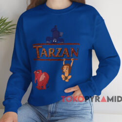 Vintage Disney Tarzan T-shirt 3 Vintage Disney Tarzan T shirt Blue Sweatshirt