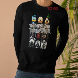 Vintage Disney The Twilight Zone Tower Of Terror Mickey Goofy Donald Shirt 4 Vintage Disney The Twilight Zone Tower Of Terror Mickey Goofy Donald Long sleeved