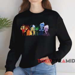 Vintage Disney Villains T-shirt 3 Vintage Disney Villains T shirt Black Sweatshirt