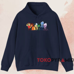 Vintage Disney Villains T-shirt 2 Vintage Disney Villains T shirt Navy Hoodie