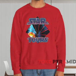Vintage Disneyland Star Wars T-shirt 3 Vintage Disneyland Star Wars T shirt Red Sweatshirt