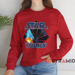 Vintage Disneyland Star Wars T-shirt 4 Vintage Disneyland Star Wars T shirt Red Sweatshirt
