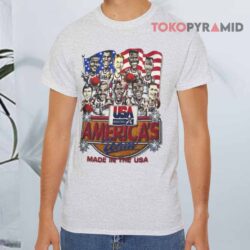 Vintage Dream Team Usa Basketball 1992 America’s Team Made In The Usa Grey T shirt
