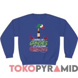 Rare Vintage Drink Up Grinches It's Fucking Christmas Sweatshirt 4 Vintage Drink Up Grinches It's Fucking Christmas Sweater Royal Long sleeved