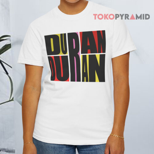 Vintage Duran Duran Abstract Idealist Romantic White T shirt