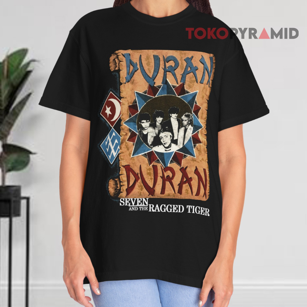 Vintage Duran Duran Seven And The Ragged Tiger Black T shirt Vintage Duran Duran Seven And The Ragged Tiger Black T shirt