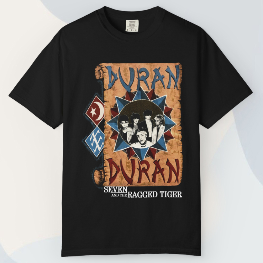 Vintage Duran Duran Seven And The Ragged Tiger T shirt Vintage Duran Duran Seven And The Ragged Tiger T shirt