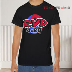Vintage Ecw Rob Van Dam Rvd 420 Black T shirt