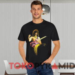Vintage Eddie Van Halen T shirt Black T shirt