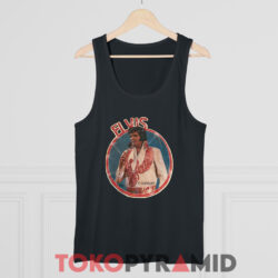 Vintage Elvis Live In Concert Iron On Shirt 4 Vintage Elvis Live In Concert Iron On Black Tank Top