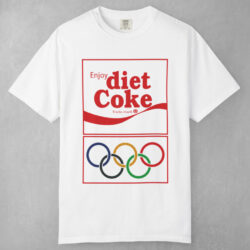 Vintage Enjoy Diet Coke Olympics T shirt