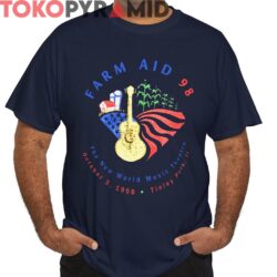 Vintage Farm Aid 98 Concert Shirt 2 Sided