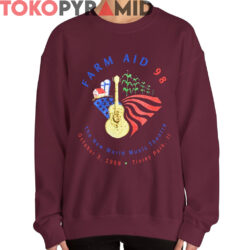 Vintage Farm Aid 98 Concert Shirt 2 Sided