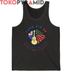 Vintage Farm Aid 98 Concert Shirt 2 Sided