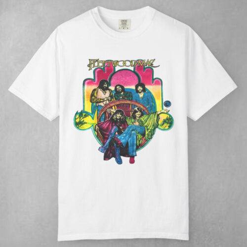 Vintage Fleetwood Mac 1979 Tusk Tour Raglan Baseball T shirt