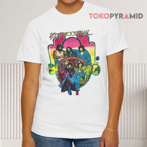 Vintage Fleetwood Mac 1979 Tusk Tour Raglan Baseball White T shirt