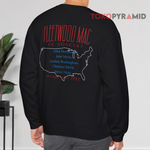 Vintage Fleetwood Mac 1982 Stevie Nicks Sweatshirt Back