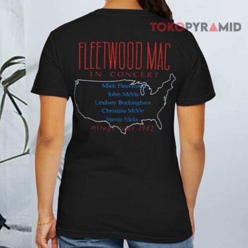 Vintage Fleetwood Mac 1982 Stevie Nicks T shirt back
