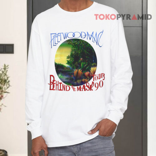 Vintage Fleetwood Mac Behind The Mask Tour Shirt Tango In The Night Long sleeved