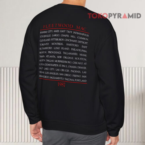 Vintage Fleetwood Mac Just One More Link In The Chain 1987 Sweatshirt back