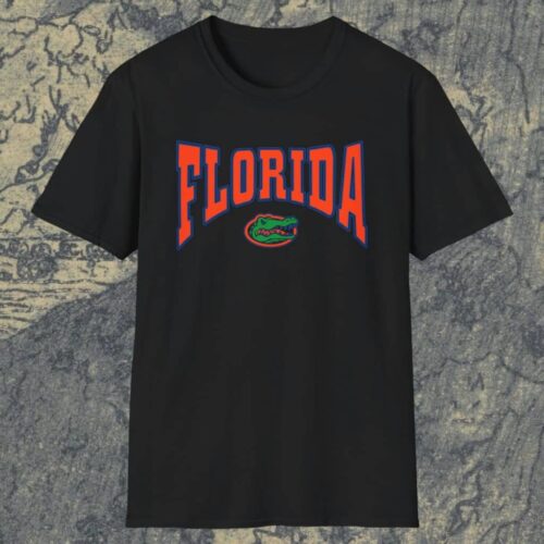 Vintage Florida Gators Arch Logo Shirt Black T shirt