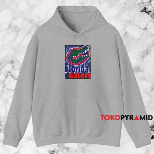 Vintage Florida Gators Distressed Logo Shirt Grey Hoodie