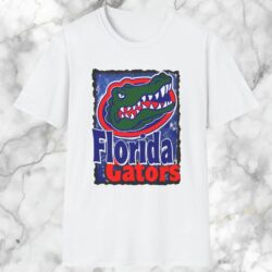 Vintage Florida Gators Distressed Logo Shirt White T shirt