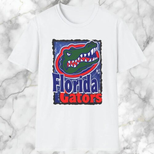 Vintage Florida Gators Distressed Logo Shirt White T shirt